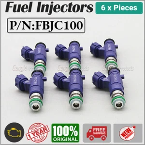 Juego de 6 inyectores de combustible OE# FBJC100 para Nissan Infiniti 2.0 3.0 3.5 Subaru 2.2L - Imagen 1 de 9