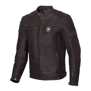 Merlin Alton II D3O Leather Motorcycle Jacket - Shoulder & Elbow Protection - Picture 1 of 11