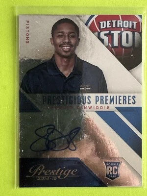 Spencer Dinwiddie 2014 Panini Prestige #PP-SD RC Rookie Autograph Auto - Image 1 of 4