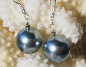 Earrings Made of Pearls Silver Colours 925er Silver Hook Earrings - Picture 1 of 1