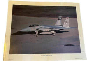 F-15 Eagle McDonnell Douglas 20x16" Laminated Photo Print by Peter Mancus (1985) - Picture 1 of 6