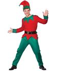 NEW Deluxe Elf Shirt, Trousers, Belt & Hat Men's Christmas Fancy Dress Costume