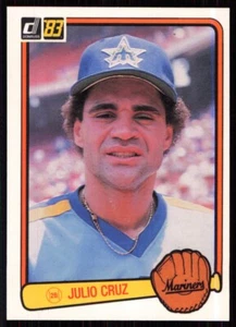 1983 Donruss Julio Cruz Seattle Mariners #379 - Picture 1 of 2
