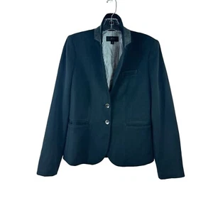 J. CREW womens size XS black Schoolboy stretch double button blazer - Picture 1 of 6