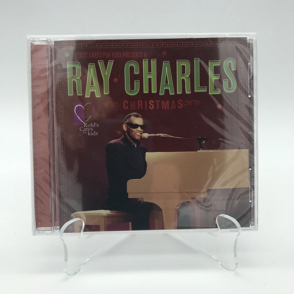 Ray Charles Christmas CD Rhino Kohl’s Cares Case Cracked