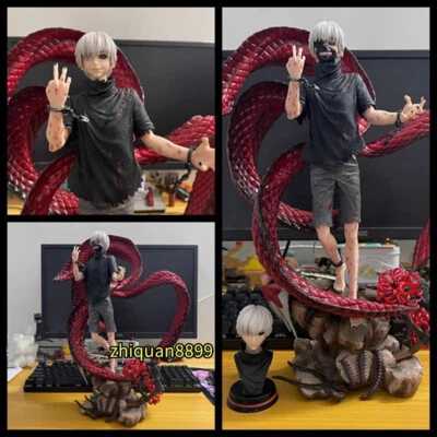 Anime Tokyo Ghoul Kaneki Ken Figure Model GK Statue Collection Doll Toys 39cm  - Image 1 of 4