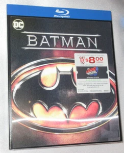 Batman (1989) Blu-Ray + Lenticular Slipcover (New) Burton Keaton Nicholson - Picture 1 of 4