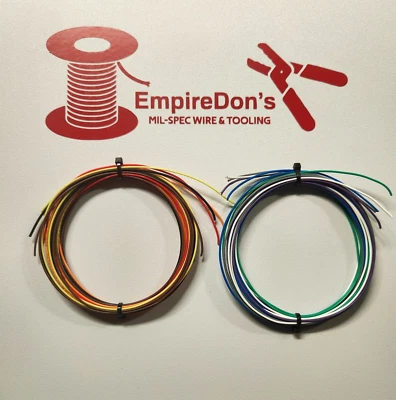 22 AWG Mil-Spec fio teflon PTFE encalhado prata banhado a cobre variedade 50 pés - Imagem 1 de 2