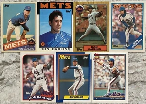Ron Darling Topps Tiffany Lot (7 cards) - Picture 1 of 2
