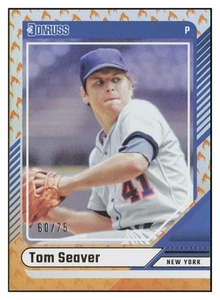 2024 Panini Donruss On Fire Tom Seaver #48 #60/75 New York Mets - Picture 1 of 2