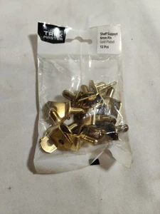 12pcs Shelf Support Pegs Iron Furniture Closet Shelf Pins Support Bracket-Style - Picture 1 of 2