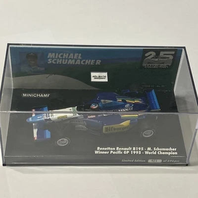 Minichamps Benetton B195 Winner Pacific GP 1995 WC M.Schumacher 1/43  421/696Pcs - Image 1 of 4