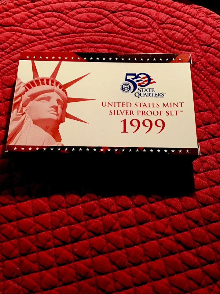1999 S Silver Proof Set, in Original Government Packaging. - Image 1 of 1