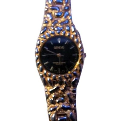 Винтажный Geneve бриллиант кварца самородок женское платье часы PIM087 138 PC21 Nds аккумулятор - Изображение 1 из 3