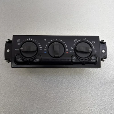 2000-2002 Chevy Tahoe GMC Yukon Temperature Climate Control Unit A/C PN 15060162 - Image 1 of 4