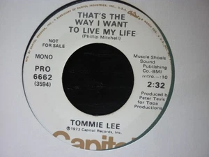 tommie lee thats the way i want..wdj capitol usa 45 orig northern soul - Picture 1 of 1