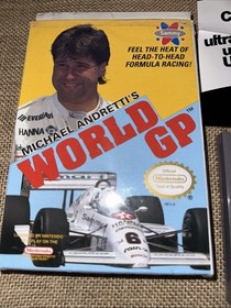 Michael Andretti's World GP NES, Nintendo, Cartridge,  & Box