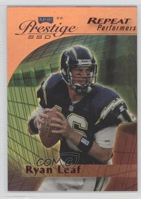 1999 Playoff Prestige SSD Repeat Performers Spectrum Red /500 Ryan Leaf #B156 - Image 1 of 2