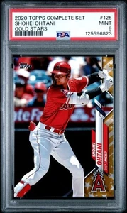 Juego completo Topps Gold Stars #125 Shohei Ohtani 2020 PSA 9 - Imagen 1 de 2