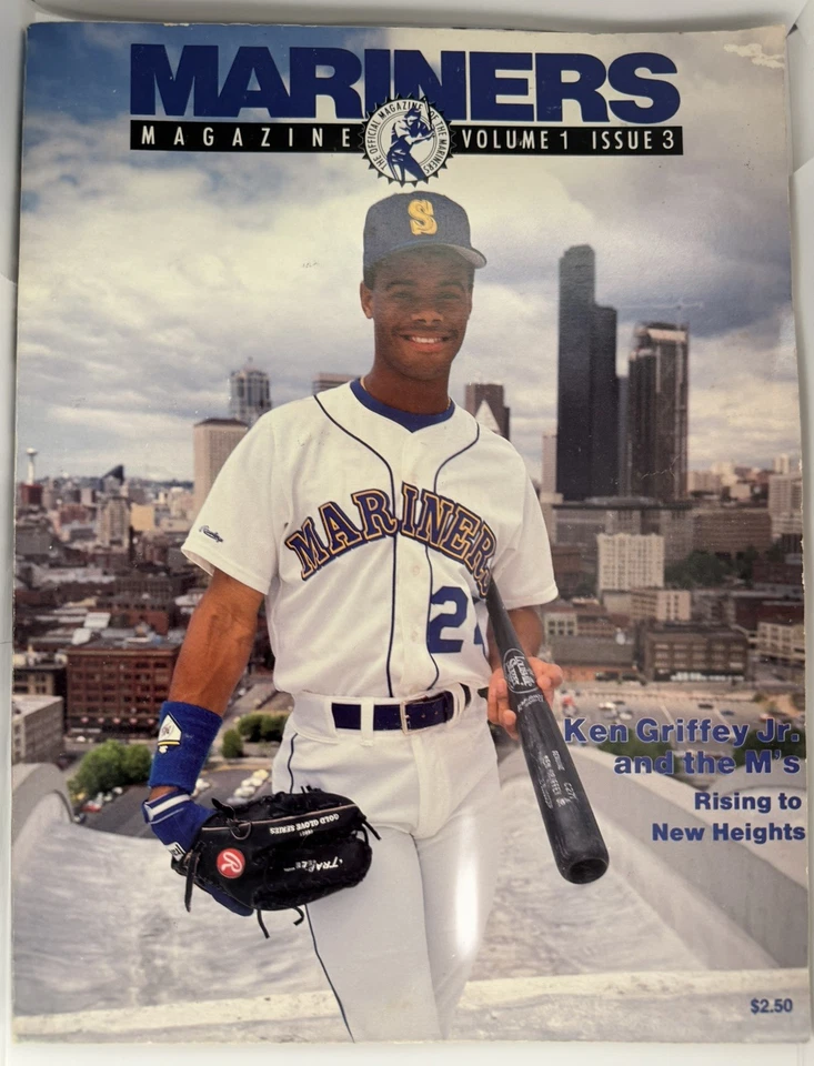 1989 年水手杂志第 1 卷第 3 版 Ken Griffey Jr 第一封面加格里菲 RC!  — 第 1/4 张图片