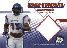 2006 Topps Draft Picks and Prospects Senior Standout Jersey #SSMB Mike Bell   