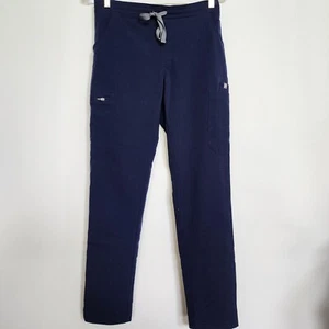 FIGS Technical Collection Straight Leg Scrub Pants Women's Sz XS Navy Blue - Bild 1 von 8