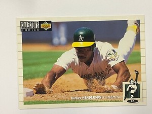 RICKEY HENDERSON Baseball Cards ***You Pick*** HOF Buy 2+ Save Revised 10/5