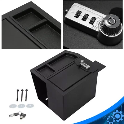 Center Console Safe Box Locking Safe For Toyota Tundra 2007-2013 Sequoia 08-13 - Image 1 of 4