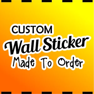 Personalised Wall Sticker Custom Stickers Vinyl Decal Design your Own Quote - Picture 1 of 4