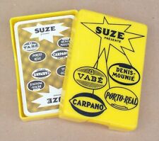 Jeu de cartes pub SUZE GENTIANE ancien vintage NEUF advertising card game #2