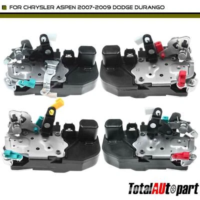 4x Actuador de bloqueo de puerta para Chrysler Aspen 2007-2009 Dodge Durango delantero y trasero Foto 1 de 4