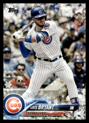 2018 Topps Holiday #HMW69 Kris Bryant Chicago Cubs - Image 1 of 2
