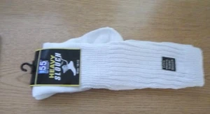 HEAVY SLOUCH SOCKS MB 55 by excell size 10-13 White - Picture 1 of 5