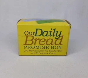 DaySpring Our Daily Bread Promise Box With KJV Scripture Cards 4.25" x 2.25" - Picture 1 of 9