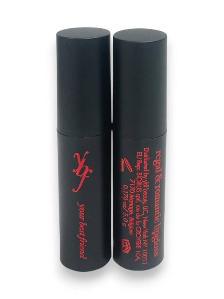 ybf Brillo de Labios Regal & Romántico (Rojo Romántico) Lote de 2 x (0.176oz / 5.0g) NUEVO Foto 1 de 1