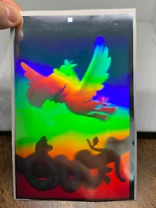 Kelloggs Froot Loops Toucan Holographic Promotional Cereal Sticker Vintage 1990 - Picture 1 of 4