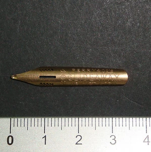 PLUME PERRY ET CO'S GLIDEAWAY N°403 NEW METAL PEN NIBS FEDER PENNA PLUMA - Picture 1 of 1