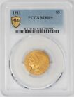 1911 $5 Gold Indian MS64+ Secure PCGS 948368-11