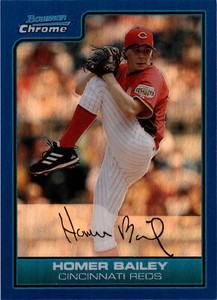 2006 Bowman Draft Picks #FG37 Homer Bailey Futures Game Prospects Refractor