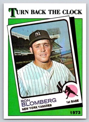 1988 Topps - Turn Back the Clock #663 Ron Blomberg - Image 1 of 2