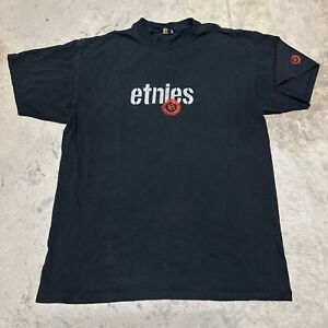 Vintage Etnies Skateboard Shirt Size Large Y2K Skate Shirt Black