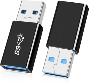 USB 3.0 A Stecker auf Buchse Adapter (2er Pack), OTG 3.0 USB a auf Kabel Verlängerung - Bild 1 von 12