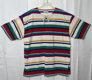 Vintage 90er Venezia Gr. 22/24 Totally Rad Rainbow Multicolor Top Kurzarm - Bild 1 von 14