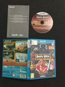 Angry Birds Star Wars Nintendo Wii U WiiU Usagé Italien PAL - Imagen 1 de 4