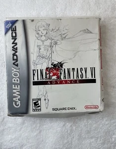 Final Fantasy VI 6 BOX & INSERTS ONLY- Game Boy Advance GBA Box- Authentic- 2007 - Zdjęcie 1 z 10
