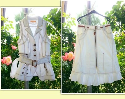 BIBA by ESCADA Anzug mit einem sportlichen Touch, Gr.36/38, weiß, NEUwertig! - Bild 1 von 4