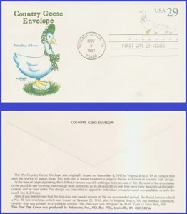 USA5 #U624 U/A ARTMASTER FDC   Geese - Picture 1 of 1