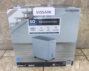 VISSANI VAD50PS1AWT Built-in- Pump Dehumidifier / NEW, FREE SHIPPING - Picture 1 of 10