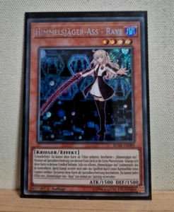 Cielo Cazador-Ass - Raye BLHR-DE089 1ª ed. Tarjeta secreta rara YU-GI-OH casi nueva - Imagen 1 de 1