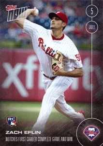 2016 Topps Now #211 Zach Eflin Phillies RC 7/5/16 Print Run #511 FREE S/H - Picture 1 of 2